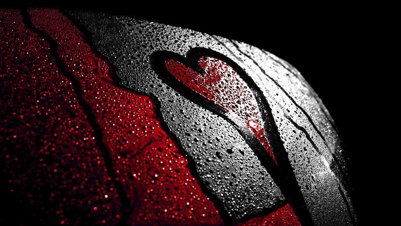 Wallpaper heart, love, red, black hd, picture, image Wallpaper heart, love, red, black hd, picture, image