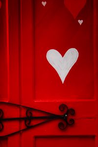 Preview wallpaper heart, love, romance, red, door