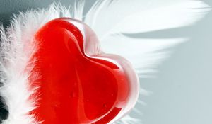 Preview wallpaper heart, pen, red, love
