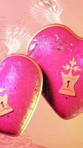 Preview wallpaper heart, pink, gift
