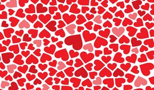 Preview wallpaper heart, texture, red