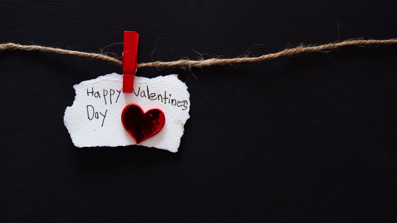 Wallpaper heart, valentine, paper, inscription, love