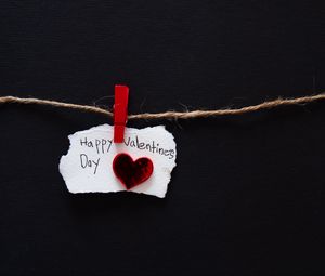 Preview wallpaper heart, valentine, paper, inscription, love