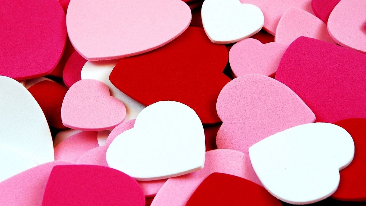 Wallpaper heart, valentine, recognition, bright