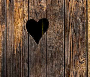 Preview wallpaper heart, wood, love