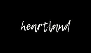 Preview wallpaper heartland, word, inscription, bw