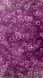 Preview wallpaper hearts, heart, love, patterns, texture