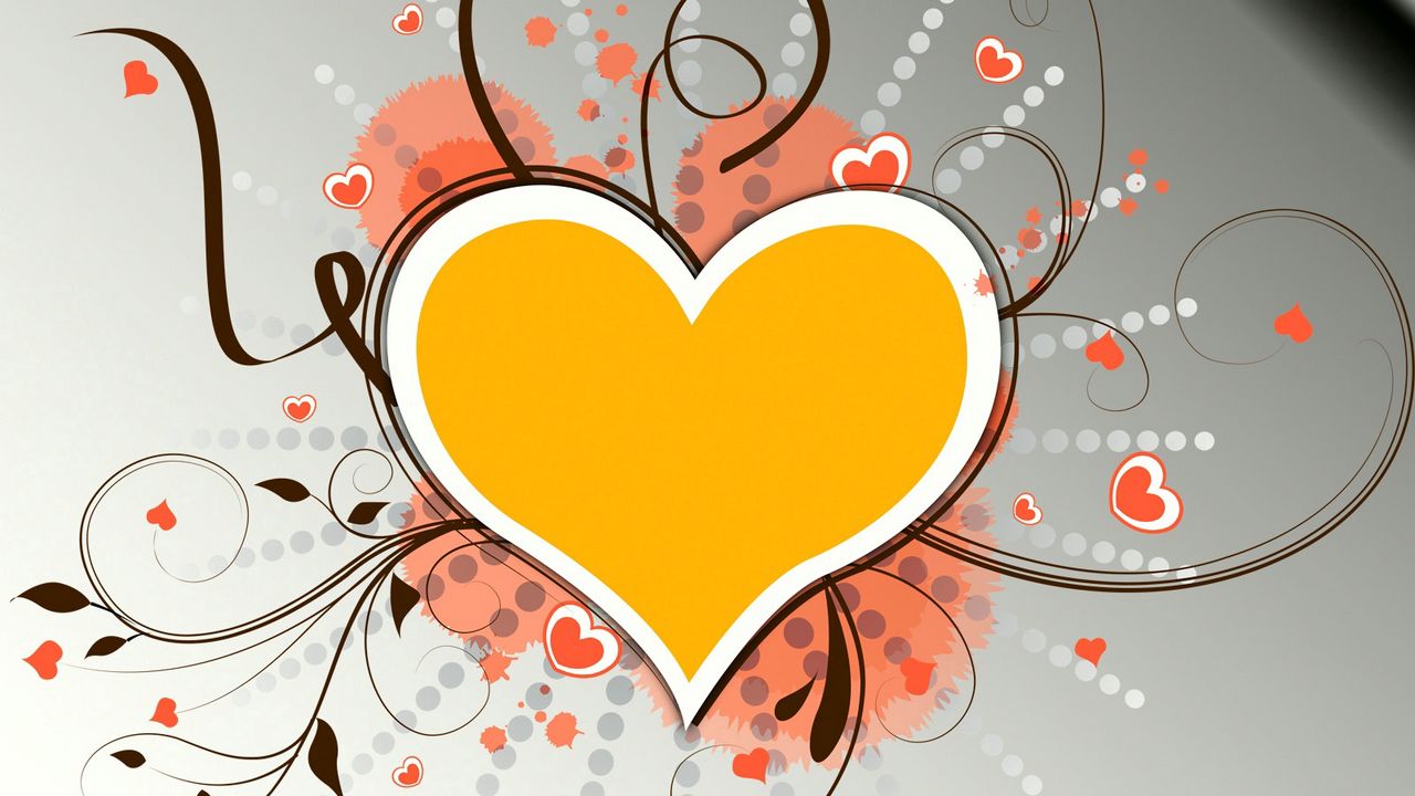Wallpaper hearts, patterns, colorful