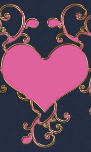 Preview wallpaper hearts, patterns, pink, light