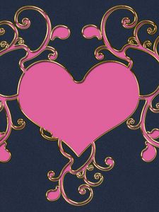 Preview wallpaper hearts, patterns, pink, light