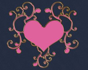 Preview wallpaper hearts, patterns, pink, light