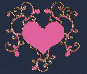 Preview wallpaper hearts, patterns, pink, light