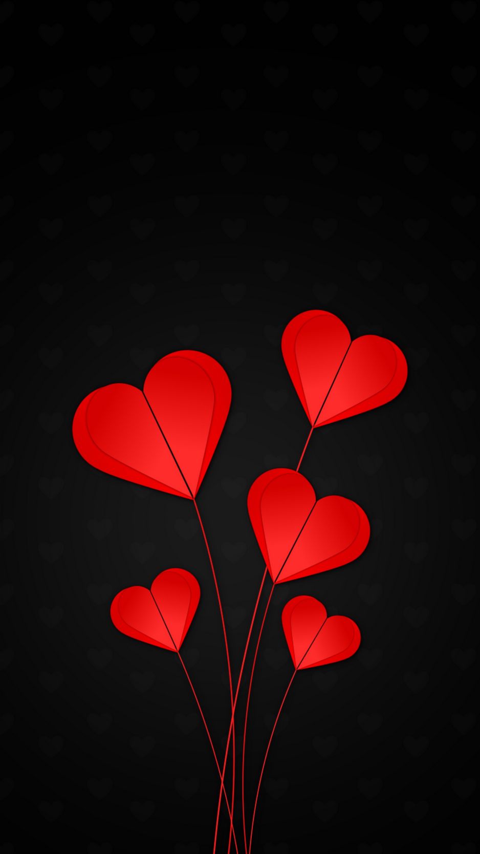 Red and black heart backgrounds happy corazones love new red and black  HD phone wallpaper  Peakpx