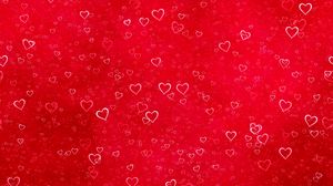 Preview wallpaper hearts, red, love, texture