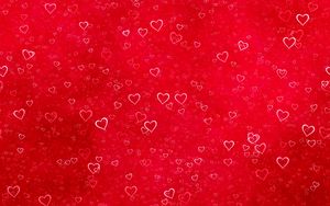 Preview wallpaper hearts, red, love, texture