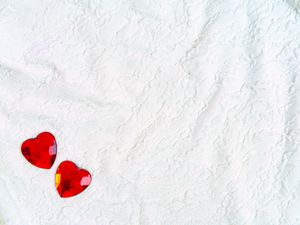 Preview wallpaper hearts, white, red, love