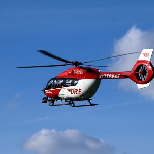 Preview wallpaper helicopter, ambulance, sky, flight