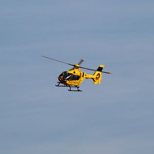 Preview wallpaper helicopter, flying, aircraft