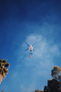 Preview wallpaper helicopter, sky, cloud, flight