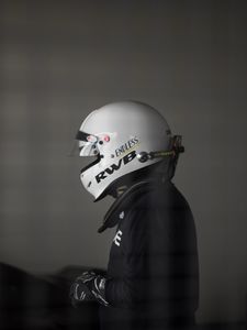 Preview wallpaper helmet, racer, race