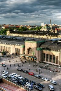 Preview wallpaper helsinki, finland, capital, top view, hdr