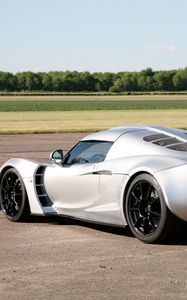 Preview wallpaper hennessey, venom gt, side view, gray