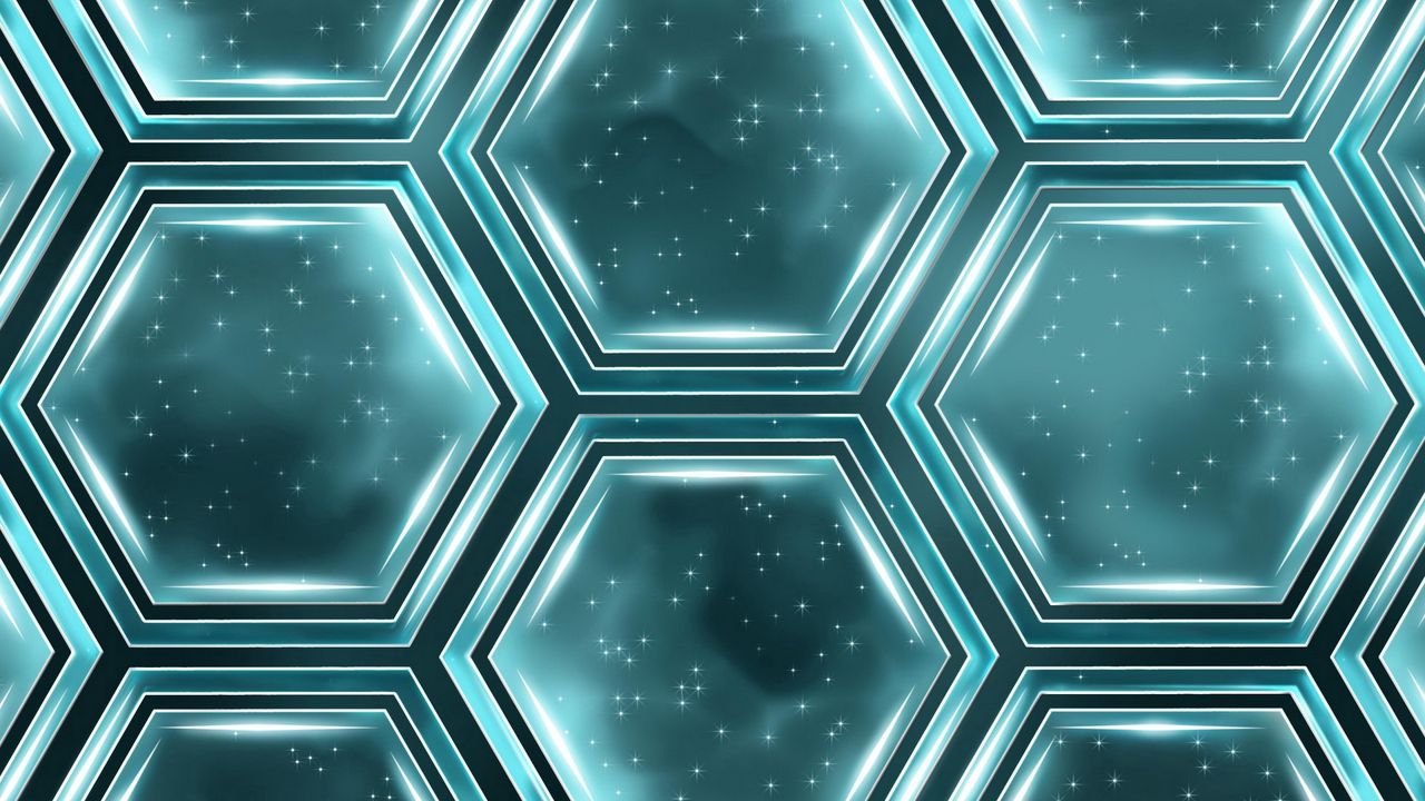 Wallpaper hexagon, shape, geometry, figure