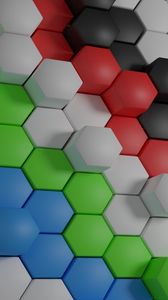 Preview wallpaper hexagon, shaped, surface