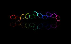 Preview wallpaper hexagons, colorful, bright