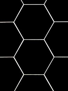 Preview wallpaper hexagons, mesh, texture, black