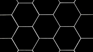 Preview wallpaper hexagons, mesh, texture, black