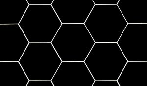 Preview wallpaper hexagons, mesh, texture, black