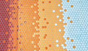 Preview wallpaper hexagons, mosaic, texture, bright