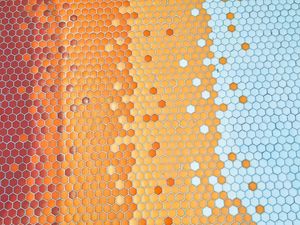 Preview wallpaper hexagons, mosaic, texture, bright