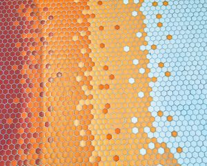 Preview wallpaper hexagons, mosaic, texture, bright