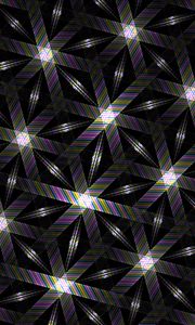 Preview wallpaper hexagons, texture, weave, shine