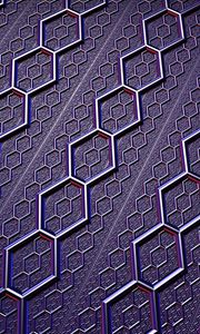 Preview wallpaper hexes, surface, metallic, gloss