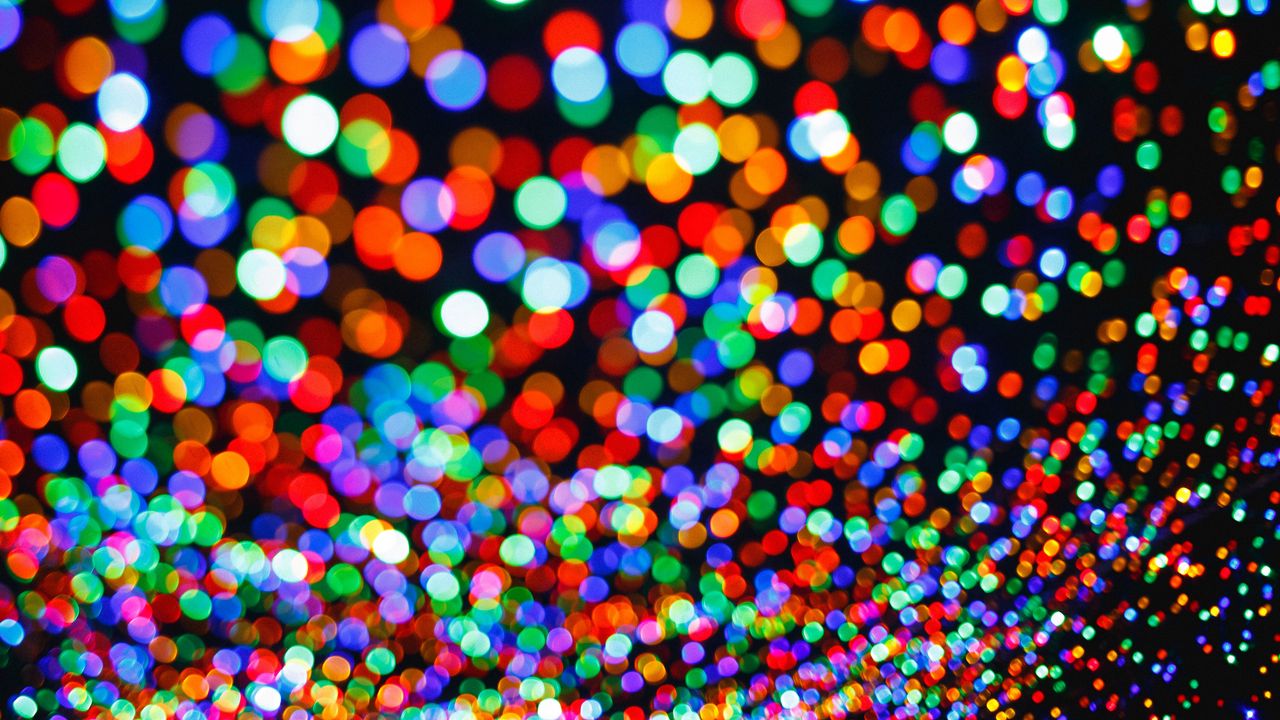 Wallpaper highlights, bokeh, circles, colorful, spots, shape