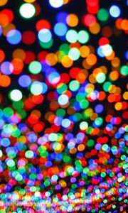 Preview wallpaper highlights, bokeh, circles, colorful, spots, shape