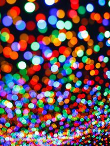 Preview wallpaper highlights, bokeh, circles, colorful, spots, shape