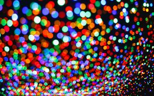 Preview wallpaper highlights, bokeh, circles, colorful, spots, shape