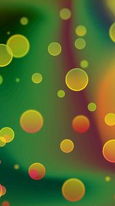 Preview wallpaper highlights, circles, background, light, colorful