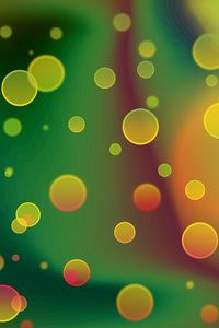 Preview wallpaper highlights, circles, background, light, colorful