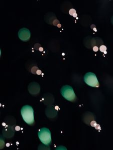 Preview wallpaper highlights, green, circles