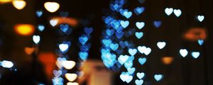 Preview wallpaper highlights, hearts, light