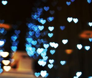 Preview wallpaper highlights, hearts, light