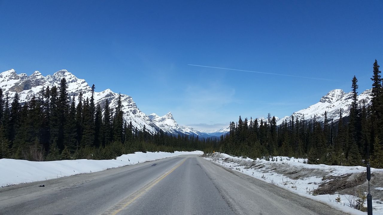 Wallpaper highway, icefields parkway, alberta