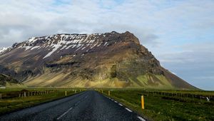 Preview wallpaper highway, road, mountain, asphalt