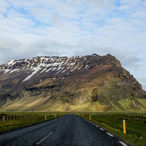 Preview wallpaper highway, road, mountain, asphalt