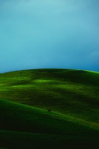 Preview wallpaper hill, field, green, landscape